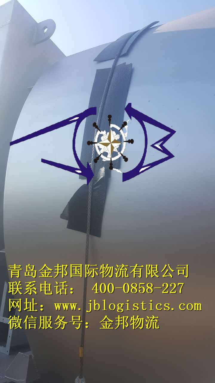 从青岛海运出口到印度堪德拉KANDLA开顶框架金邦物流